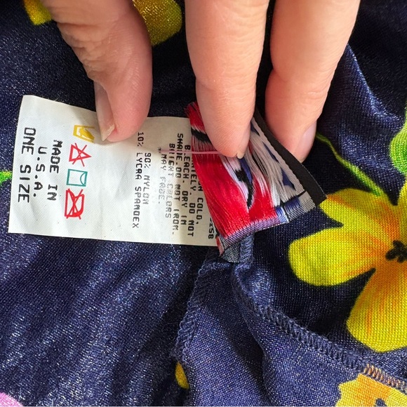 Vintage Jantzen Floral Wrap Sarong - Picture 5 of 5